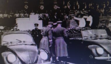 Abertura da fábrica da Volkswagen, com a presença de Hitler – Divulgação Volkswagen
